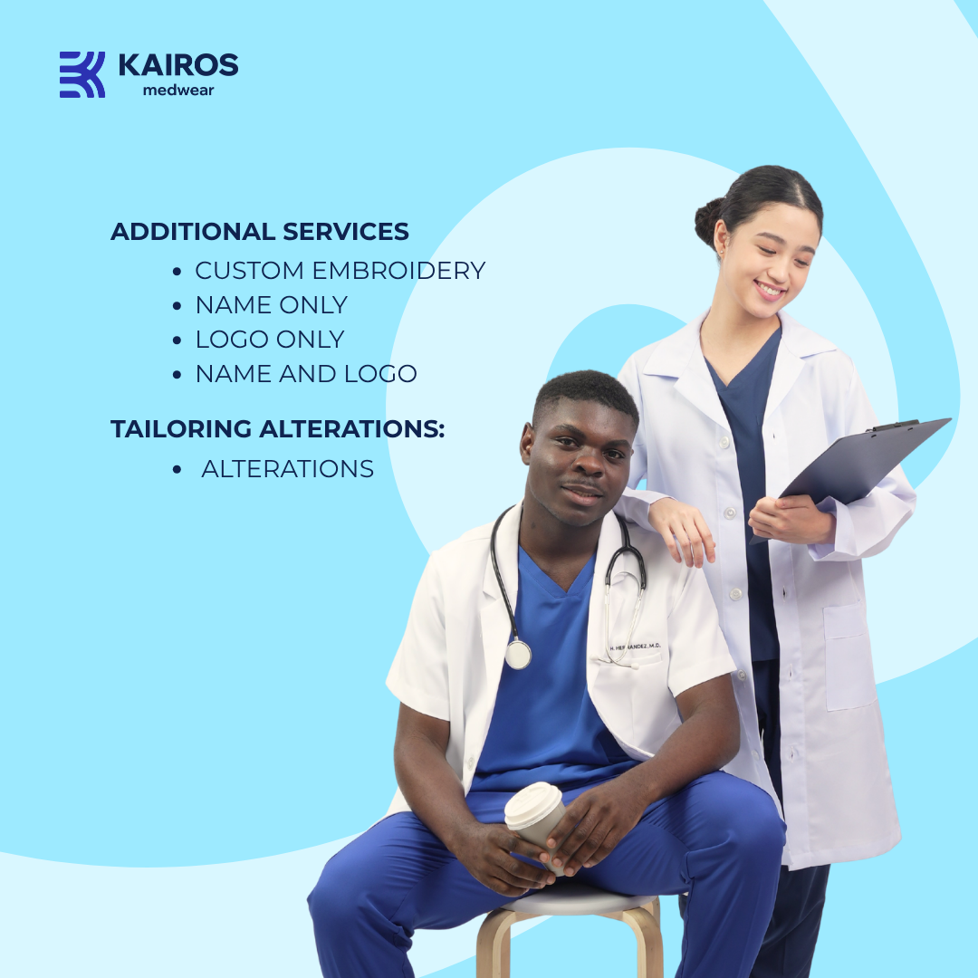 Gabardine Doctor’s Gown | Short Sleeves | Kairos Medwear