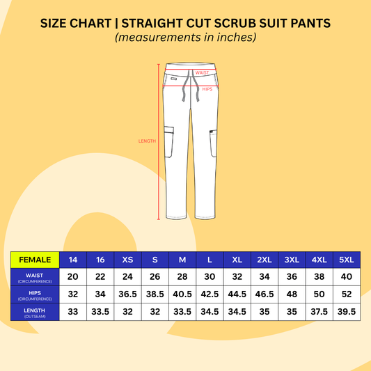 Female Scrubs Bottoms | Straight Cut Pants | Kairos PureComfort
