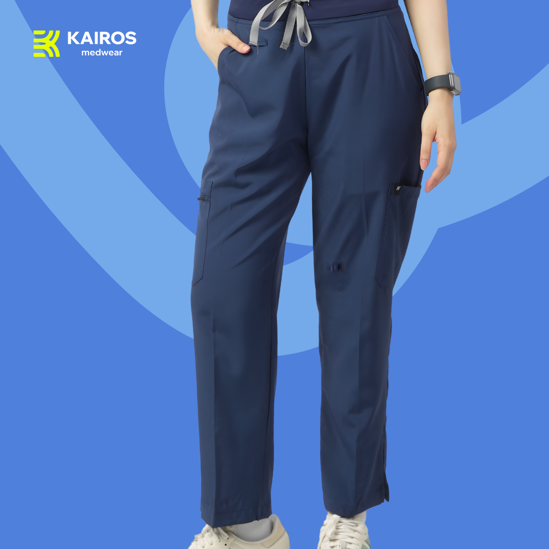 Female Scrubs Bottoms | Straight Cut Pants | Kairos PureComfort