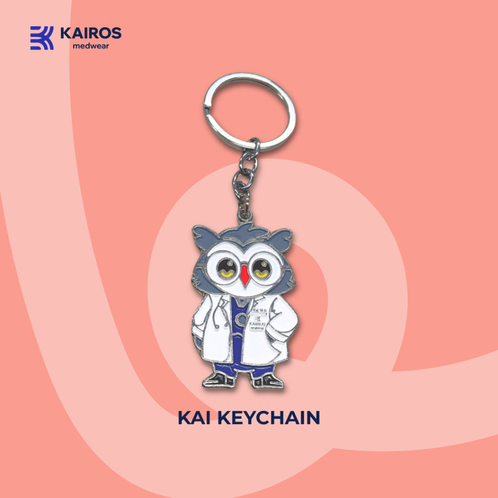 KAIROS KEYCHAIN (Silver key ring with chain)